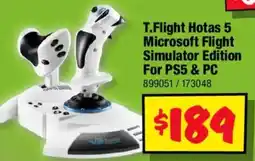 JB Hi-Fi T.Flight Hotas 5 Microsoft Flight Simulator Edition offer