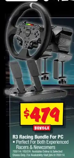 JB Hi-Fi R3 Racing Bundle For PC offer