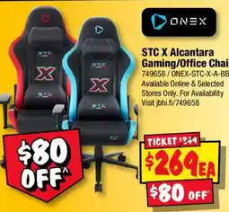 JB Hi-Fi STC X Alcantara Gaming/Office Chair offer