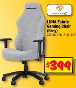JB Hi-Fi Luna Fabric Gaming Chair (Grey) offer