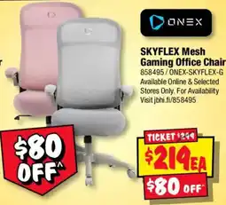 JB Hi-Fi ONEX SKYFLEX Mesh Gaming Office Chair offer