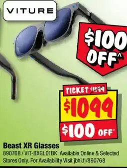 JB Hi-Fi Viture Beast XR Glasses offer