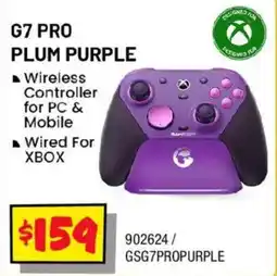 JB Hi-Fi G7 PRO PLUM PURPLE Wireless Controller for PC & Mobile Wired For XBOX offer