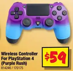 JB Hi-Fi Wireless Controller For PlayStation 4 (Purple Rush) offer