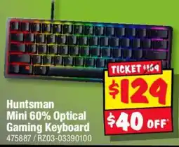 JB Hi-Fi Huntsman Mini 60% Optical Gaming Keyboard offer