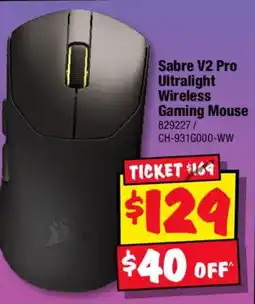 JB Hi-Fi Sabre V2 Pro Ultralight Wireless Gaming Mouse offer