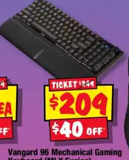 JB Hi-Fi Vanguard 96 Mechanical Gaming Keyboard offer