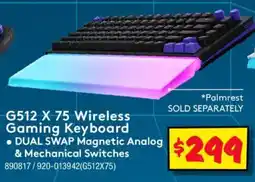 JB Hi-Fi G512 X 75 Wireless Gaming Keyboard offer