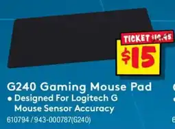 JB Hi-Fi G240 Gaming Mouse Pad offer