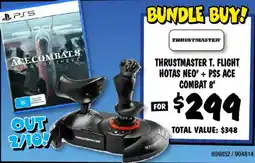 JB Hi-Fi Thrustmaster T. Flight HOTAS NEO# + PS5 ACE COMBAT 8# offer