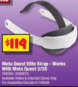 JB Hi-Fi Meta Quest Elite Strap offer