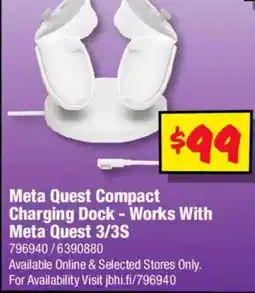 JB Hi-Fi Meta Quest Compact Charging Dock offer