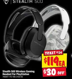 JB Hi-Fi Turtle Beach Stealth 500 Wireless Gaming Headset For PlayStation offer