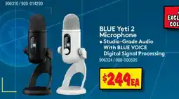 JB Hi-Fi Blue Yeti 2 Microphone offer