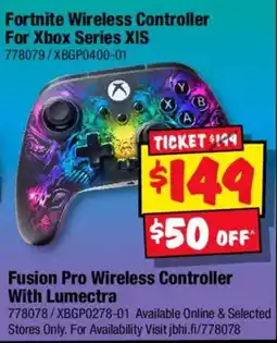 JB Hi-Fi Fusion Pro Wireless Controller With Lumectra offer