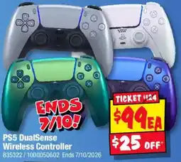 JB Hi-Fi PS5 DualSense Wireless Controller offer