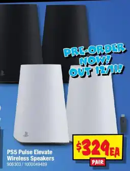 JB Hi-Fi PS5 Pulse Elevate Wireless Speakers offer