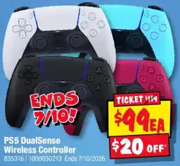 JB Hi-Fi PS5 DualSense Wireless Controller offer
