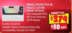 JB Hi-Fi ROG AZOTH X Wireless Custom Gaming Keyboard offer