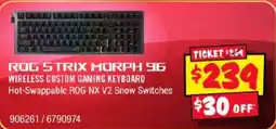JB Hi-Fi ROG STRIX MORPH 96 Wireless Custom Gaming Keyboard offer
