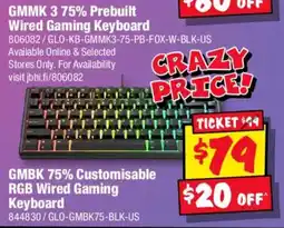 JB Hi-Fi GMMK 3 75% Prebuilt Wired Gaming Keyboard offer