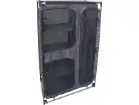 BCF Wanderer 4 Shelf Wardrobe 88.5x48.5x140cm Compact Charcoal Grey offer