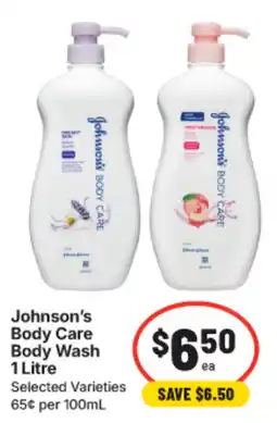 IGA Johnson's Body Care Body Wash offer