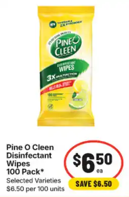 IGA Pine O Cleen Disinfectant Wipes offer