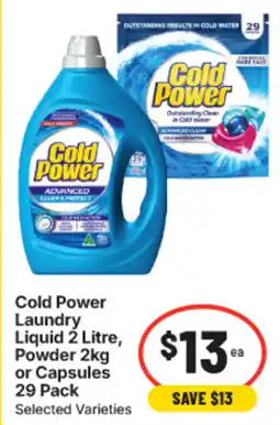 IGA Cold Power Laundry offer