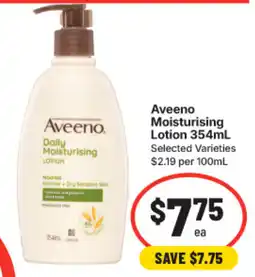 IGA Aveeno Daily Moisturising Lotion offer