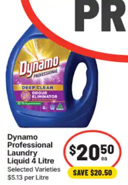 IGA Dynamo Professional Laundry Liquid offer