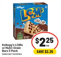 IGA Kellogg's LCMs offer