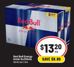 IGA Red Bull Energy Drink offer