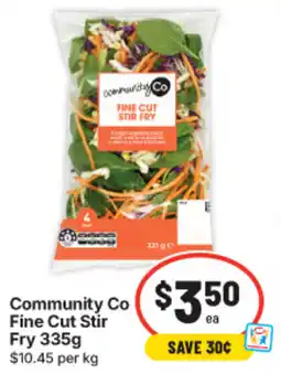 IGA Community Co Fine Cut Stir Fry offer