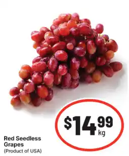 IGA Red Seedless Grapes offer