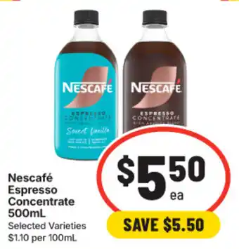 Nescafé Espresso Concentrate