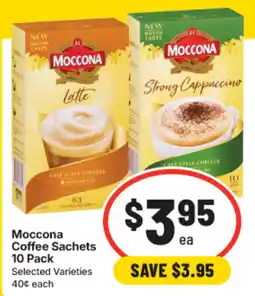 IGA Moccona Coffee Sachets offer