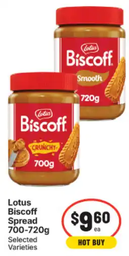 IGA Lotus Biscoff Spread offer