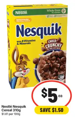 IGA Nestlé Nesquik Cereal offer