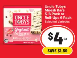 IGA Uncle Tobys Muesli Bars offer