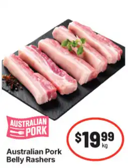 IGA Australian Pork Belly Rashers offer