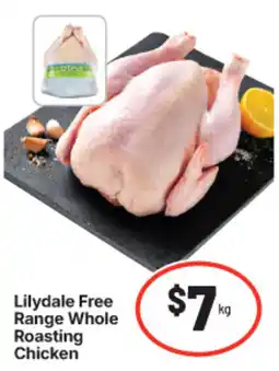 IGA Lilydale Free Range Whole Roasting Chicken offer