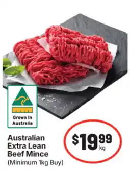 IGA Australian Extra Lean Beef Mince offer