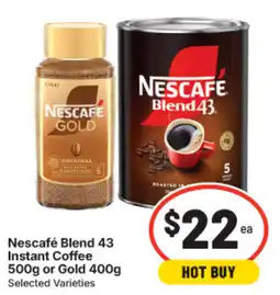 IGA Nescafe Blend 43 Instant Coffee offer