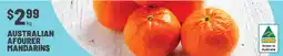 IGA Australian Afourer Mandarins offer