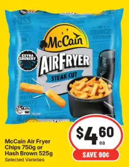 IGA McCain Air Fryer Chips or Hash Brown offer