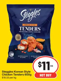 IGA Steggles Korean Style Chicken Tenders offer