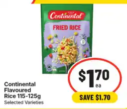 IGA Continental Flavoured Rice offer