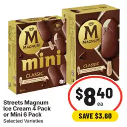 IGA Streets Magnum Ice Cream offer