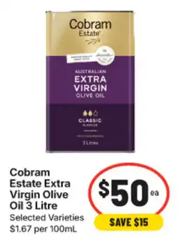 IGA Cobram Estate Extra Virgin Olive Oil offer